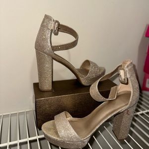 Gold Platform Heels